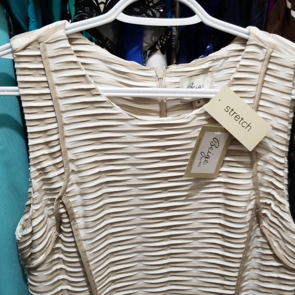 New cream and tan dress by Beige eci